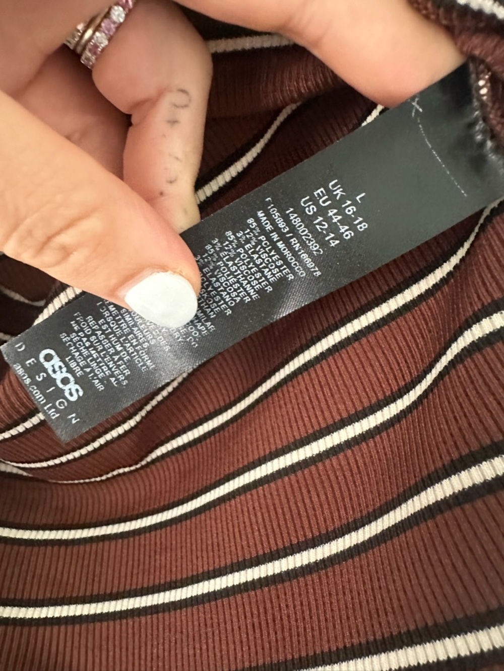 🤎 ASOS Ribbed Set – Size Large 🤎 - Picture 5 of 6